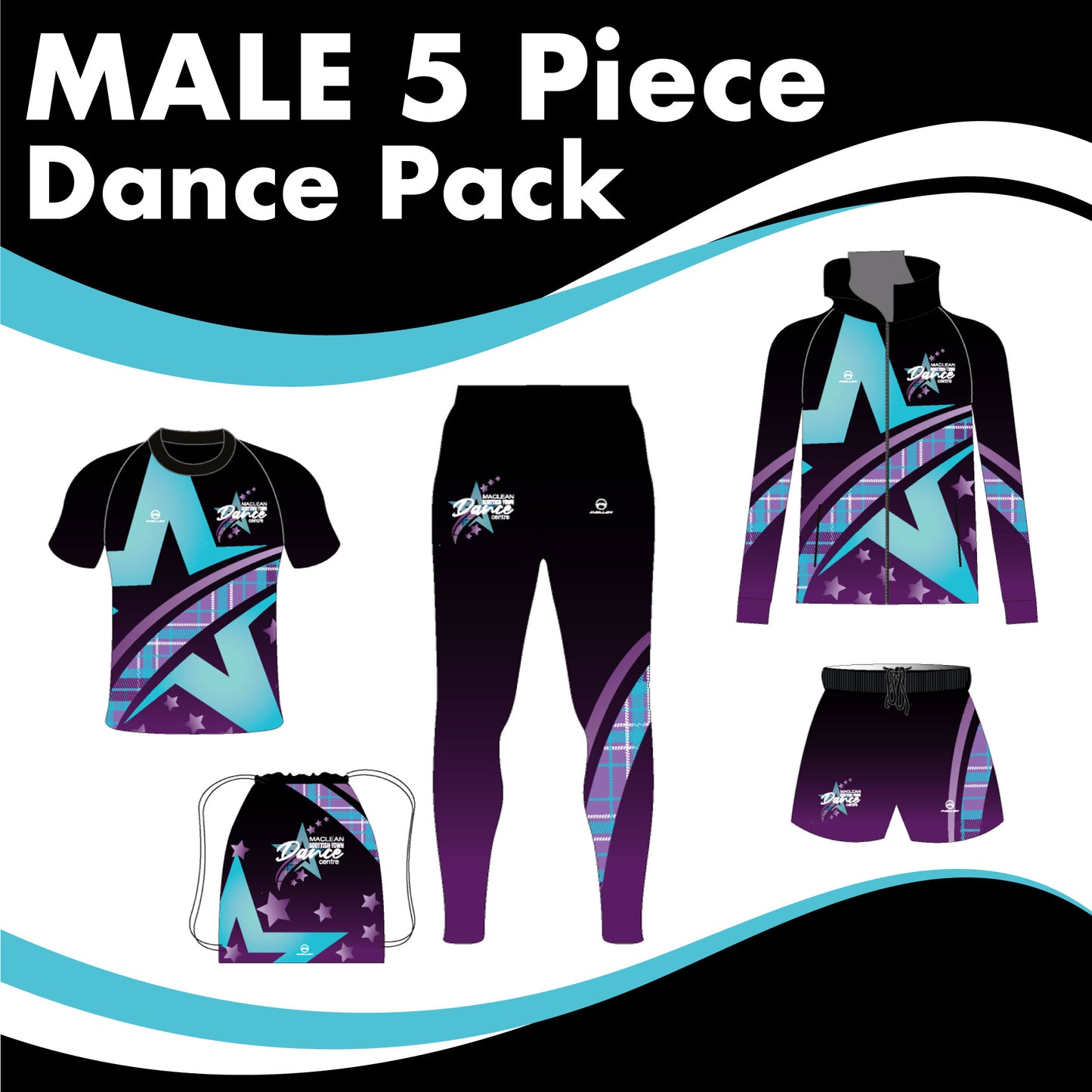 Maclean Scottish Town MALE 5 GARMENT DANCE PACK