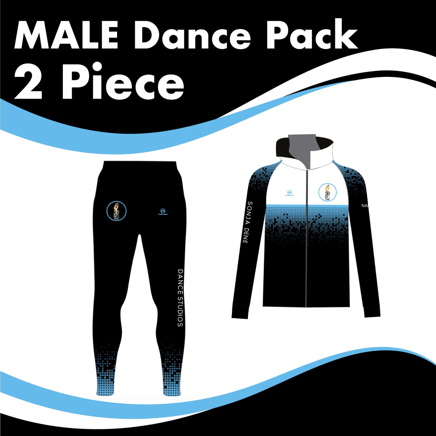 Sonja Dene Dance MALE 2 GARMENT DANCE PACK