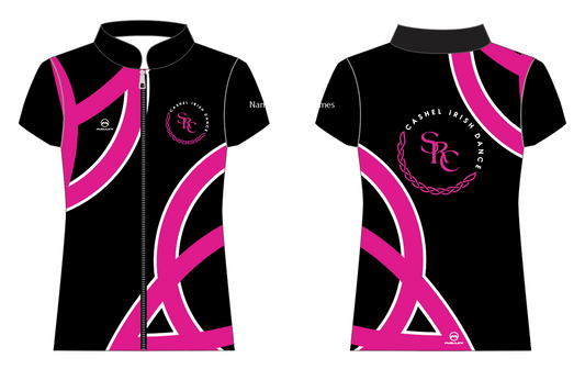 Scoil Rince Cashel Irish Dance Zip Jig Top