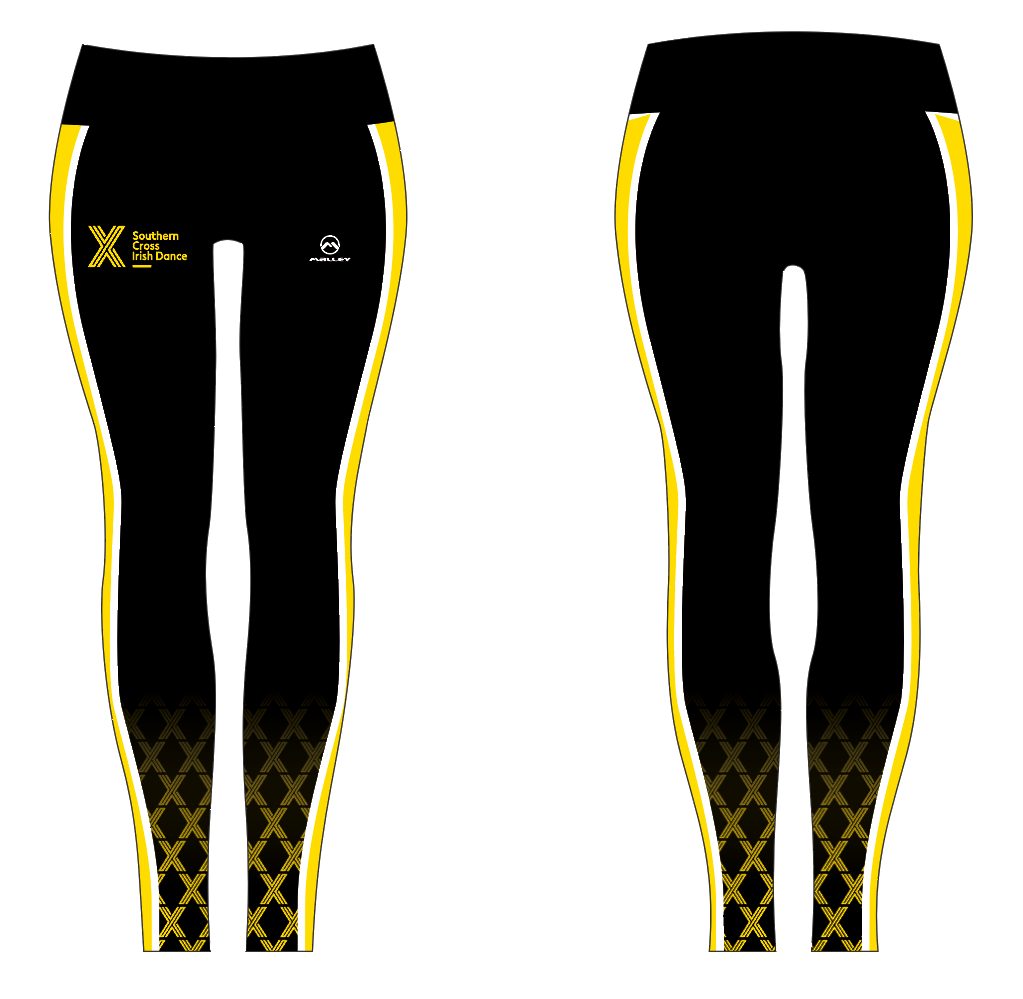 Southern Cross Irish Dance Full length leggings NZ SP