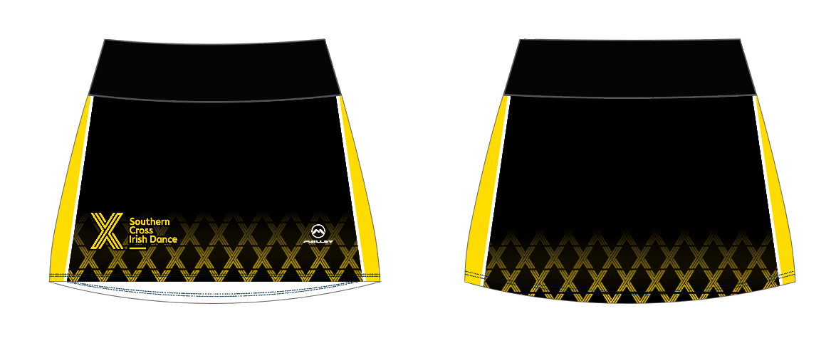 Southern Cross Irish Dance Training Skort NZ SP