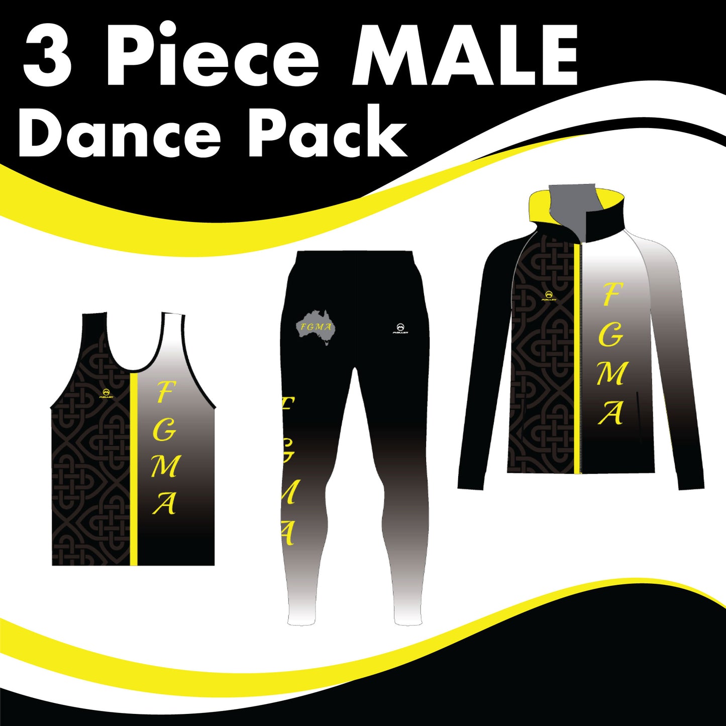 FGMA MALE 3 GARMENT DANCE PACK