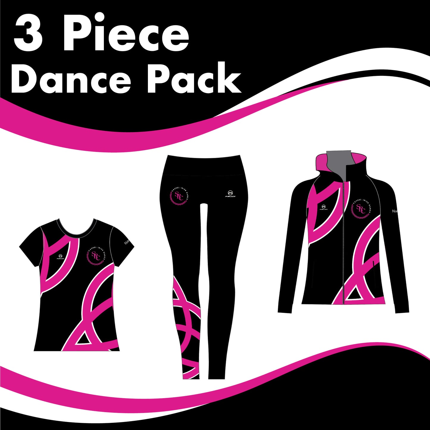 Scoil Rince Cashel Irish Dance 3 GARMENT DANCE PACK
