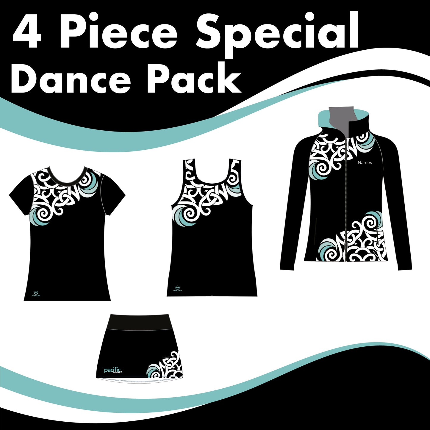 Pacific Irish Dance 4 Piece Special Dance Pack