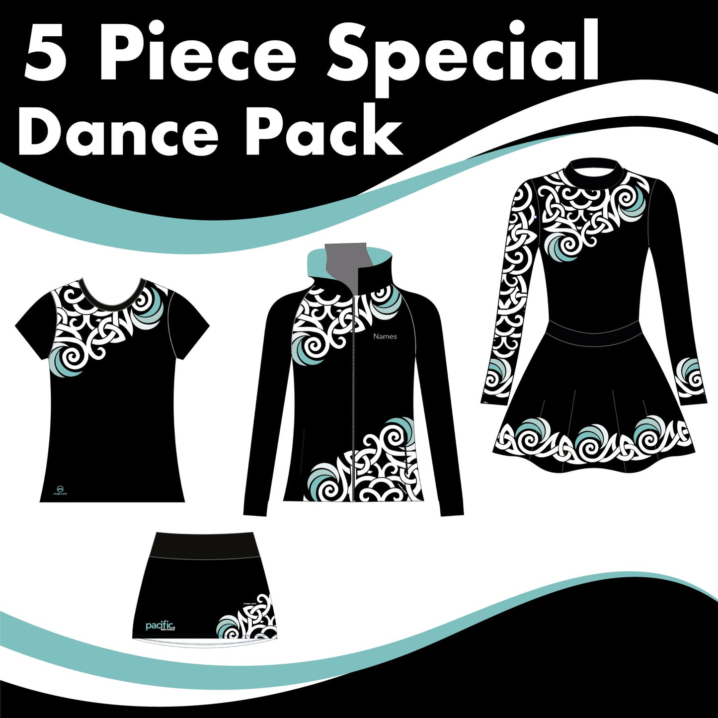 Pacific Irish Dance 5 Piece Special Dance Pack