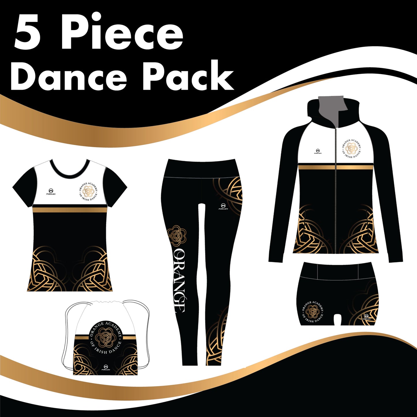 Orange Academy LADIES 5 GARMENT ULTIMATE DANCE PACK