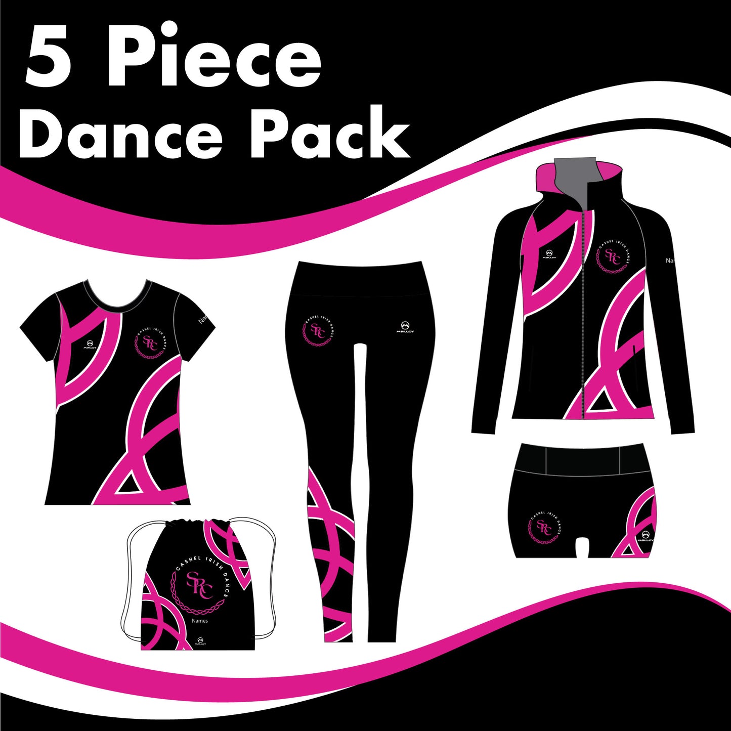 Scoil Rince Cashel Irish Dance 5 GARMENT ULTIMATE DANCE PACK