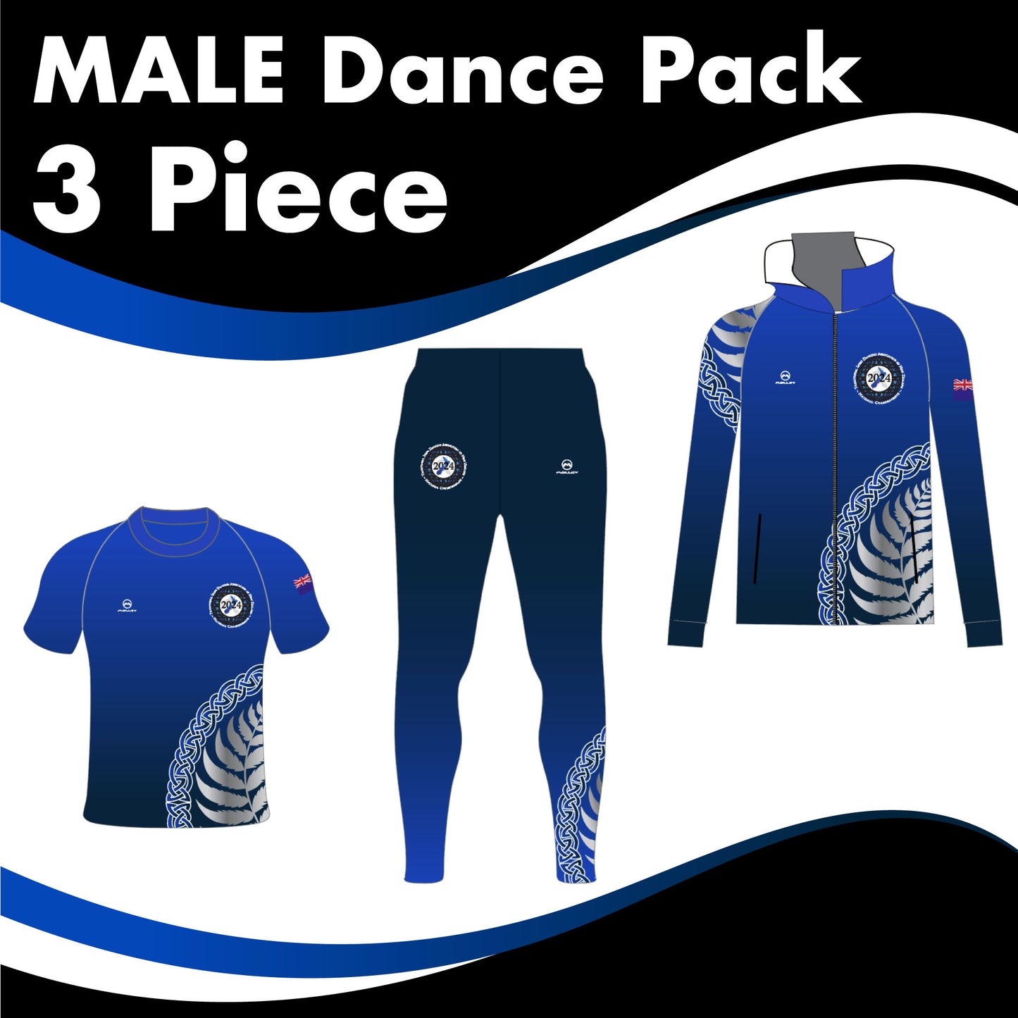 MALE 3 GARMENT DANCE PACK NZ