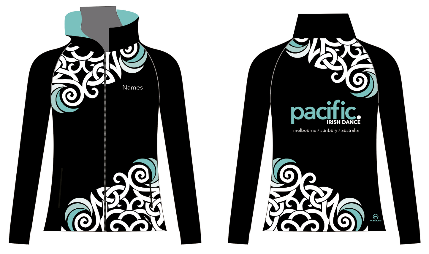 Pacific Irish Dance Tracksuit top