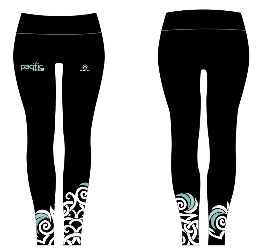 Pacific Irish Dance Full length leggings