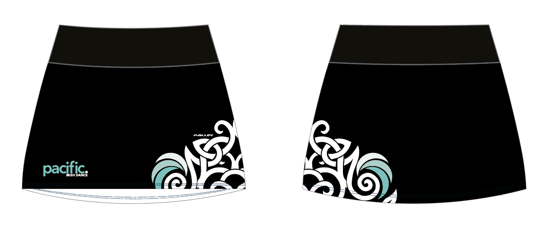 Pacific Irish Dance Training Skort