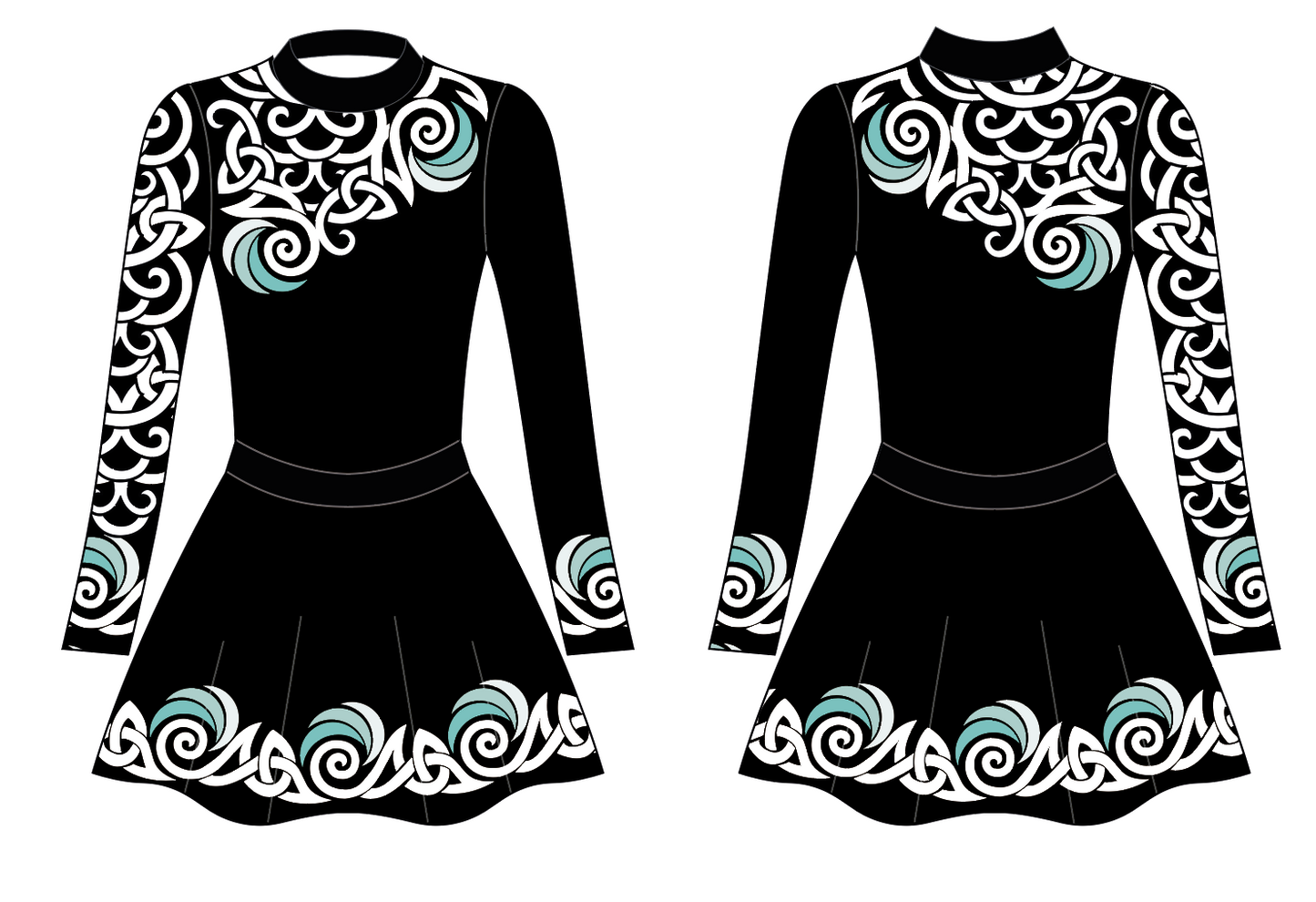 Pacific Irish Dance Exquisite Leotard and Skirt