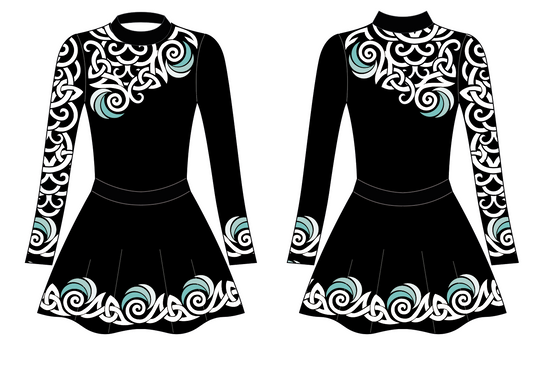 Pacific Irish Dance Exquisite Leotard and Skirt