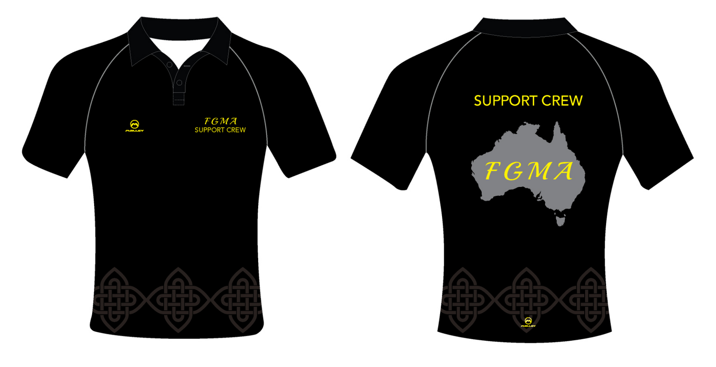 FGMA MALE Polo Shirt - **SUPPORT CREW**